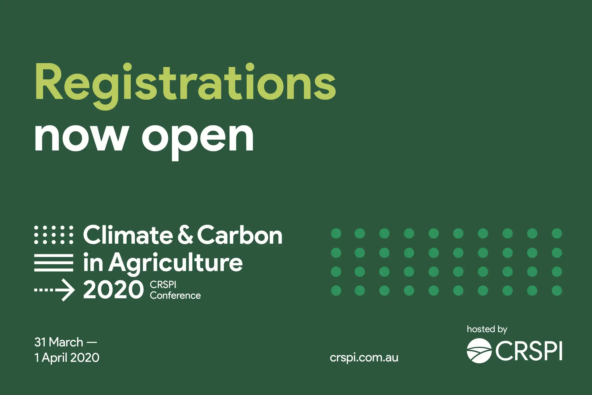 Climate and Carbon in Agriculture 2020 Conference