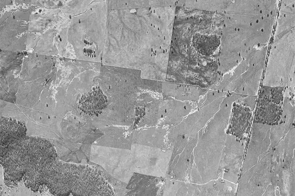 Aerial photograph of Winona