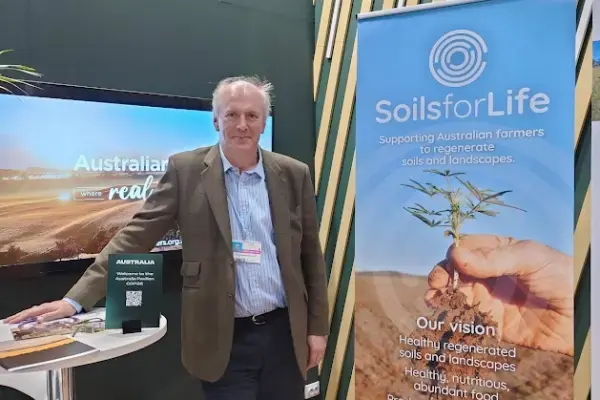 Soils for Life Chair Alasdair Macleod at the Glasgow COP