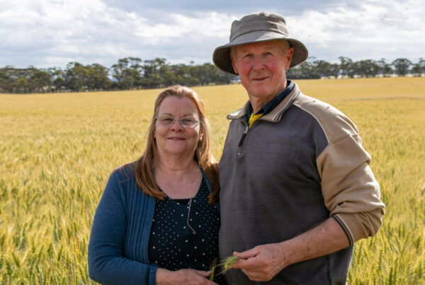 Rob and Judi Hetherington at Walma. An Australian cropping case study by Soils for Life