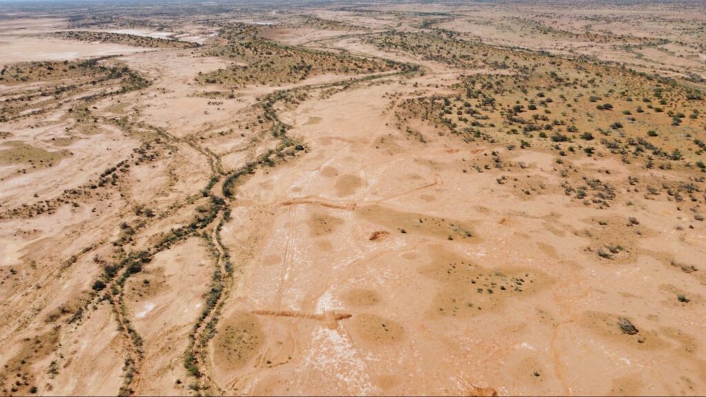 The salt gully catchment on Jimba Jimba Station. Source: Will Baston.