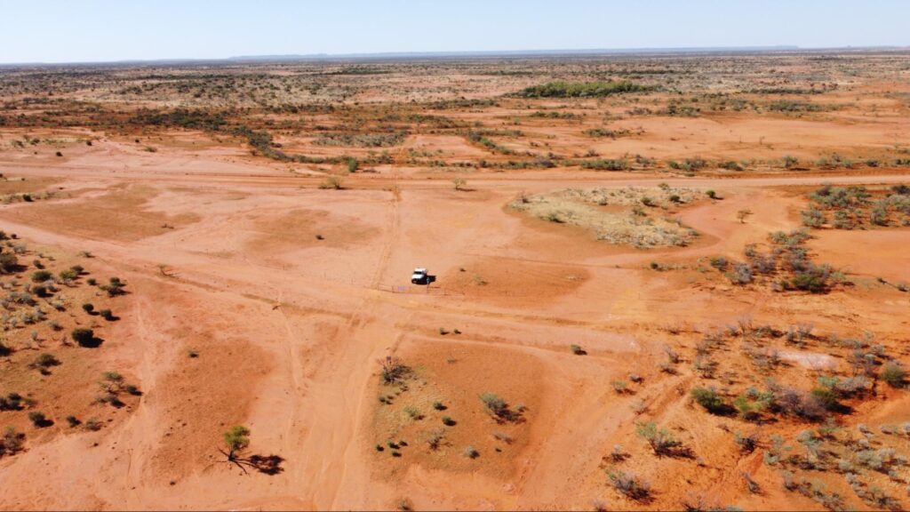 New fence allowing rotational grazing for effective grazing management at Jimba Jimba. Source: Will Baston.