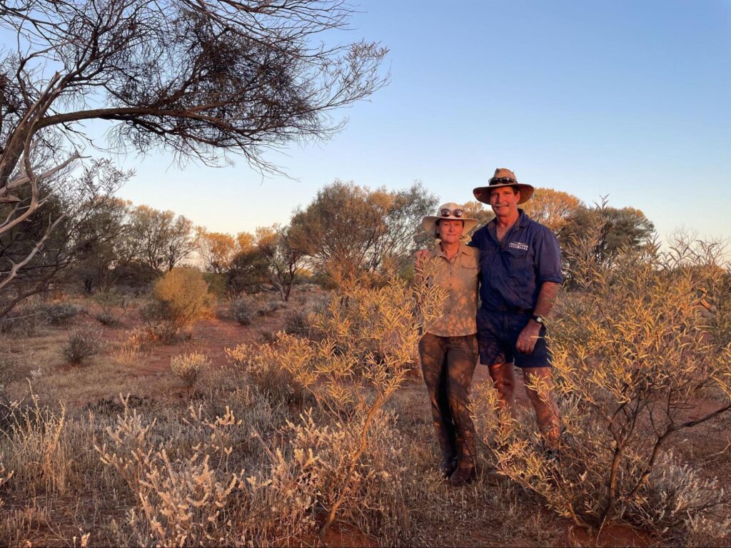 Ashley and Debbie Dowden on Challa Station. Source: Debbie Dowden.